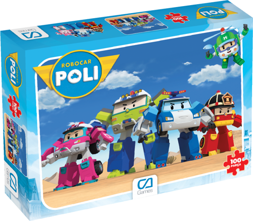 Robocar Puzzle 100 Parça Ca100-5327