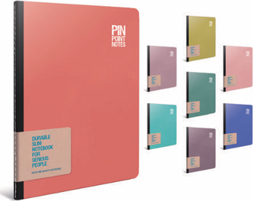 Pın Point İpli Dikişli Karton Kapak Defter 19X26Cm 60 Yaprak Çizgili (Karışık Renk 1 Adet)