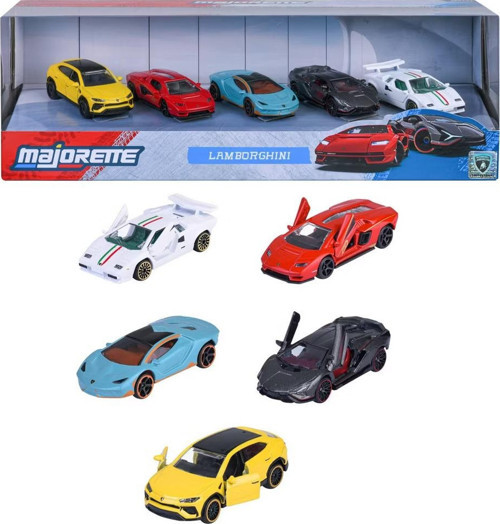 Oyuncak Lamborghini 5'li Araba Seti Giftpack