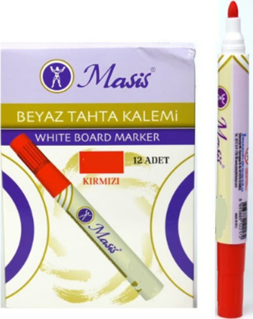 Beyaz Tahta Kalemi Kırmızı Wm03-K (12 Li Paket)
