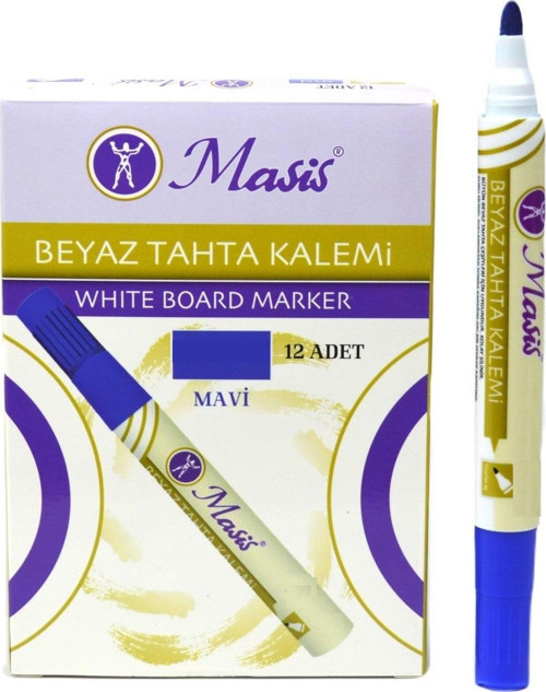 Beyaz Tahta Kalemi Mavi Wm03-M (12 Li Paket)