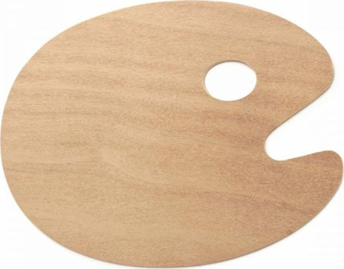 Tahta Oval Palet No:1 144