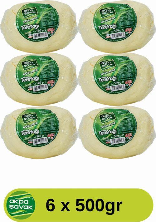 Kahvaltılık Köy Tereyağı (6 X 500 Gr) (Tuzsuz)