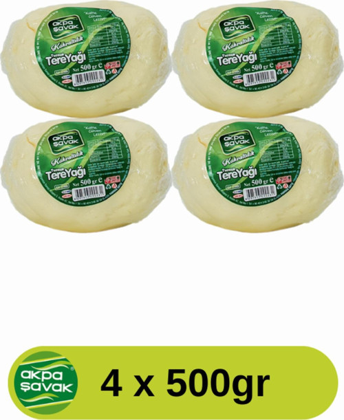 Kahvaltılık Köy Tereyağı (4 X 500 Gr) (Tuzsuz)