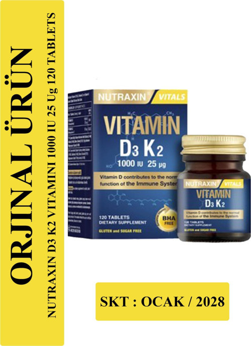 VITAMIN D3K2 120 TABLET