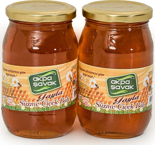 Süzme Çiçek Balı 2 X 500 Gr (Şekersiz)