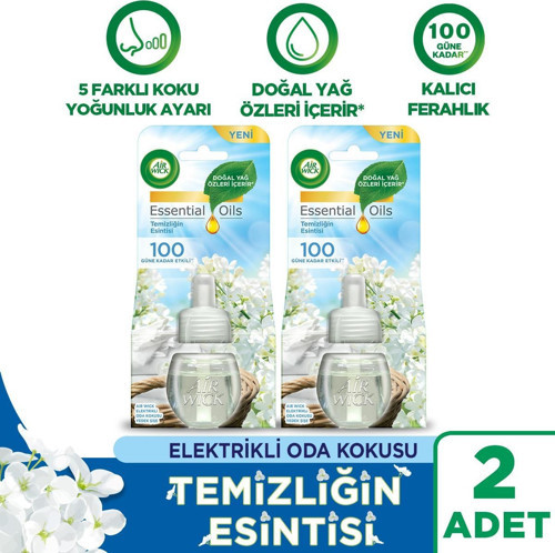 Elektrikli Oda Kokusu Yedek Temizliğin Esintisi x 2