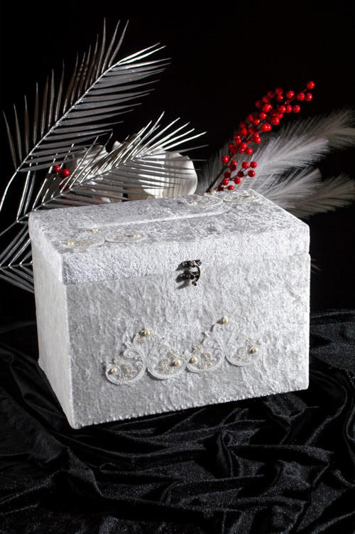 Takı / Zarf Sandığı Kilitli - Çeyiz Nişan Söz Düğün Sandık Çeyiz