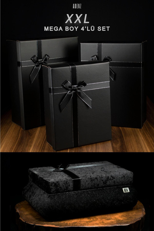 Damat Bohçası Çeyiz Sandık Kutu 4 'Lü Set - Damat Bohça Sandığı