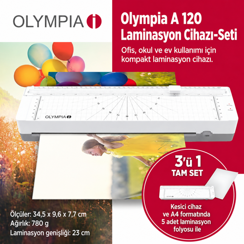 A120 Combo Laminasyon Makinesi Ve Giyotin Makinesi