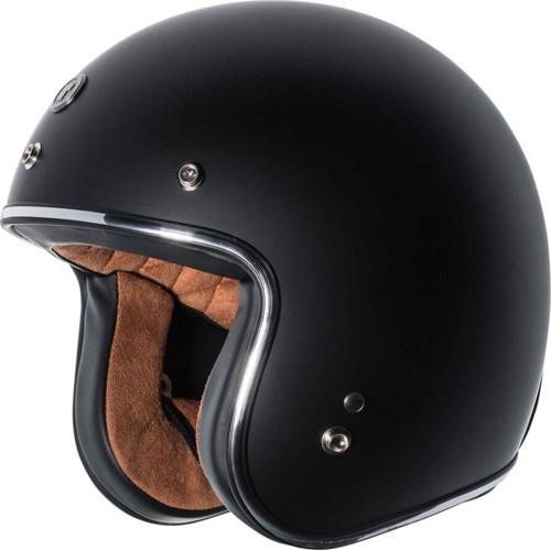 T-50 Del Mar Açık Motosiklet Kaskı Mat Siyah