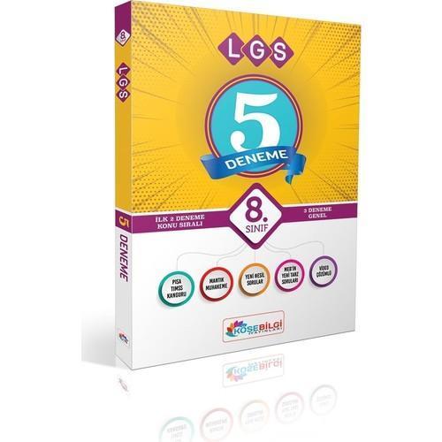 Köşe Bilgi Yayınları 8. Sınıf Lgs 5 Fasikül Deneme Sınavı