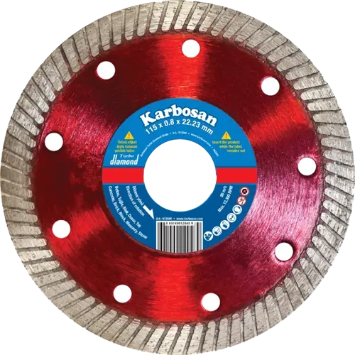 115x0.8x22.23 İNCE TURBO ELMAS KESİCİ NORMAL