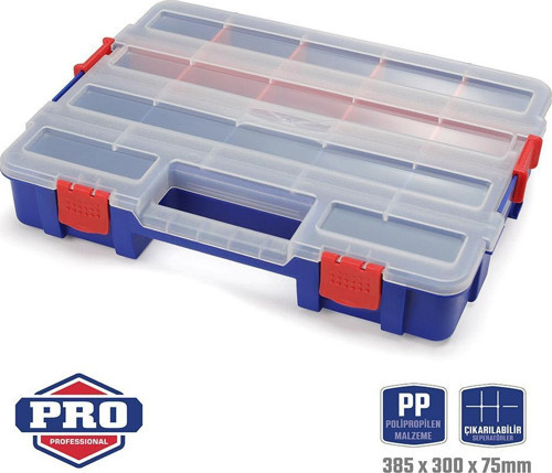 WP283007 38x30x6,8mm Profesyonel İstiflenebilir Organizer