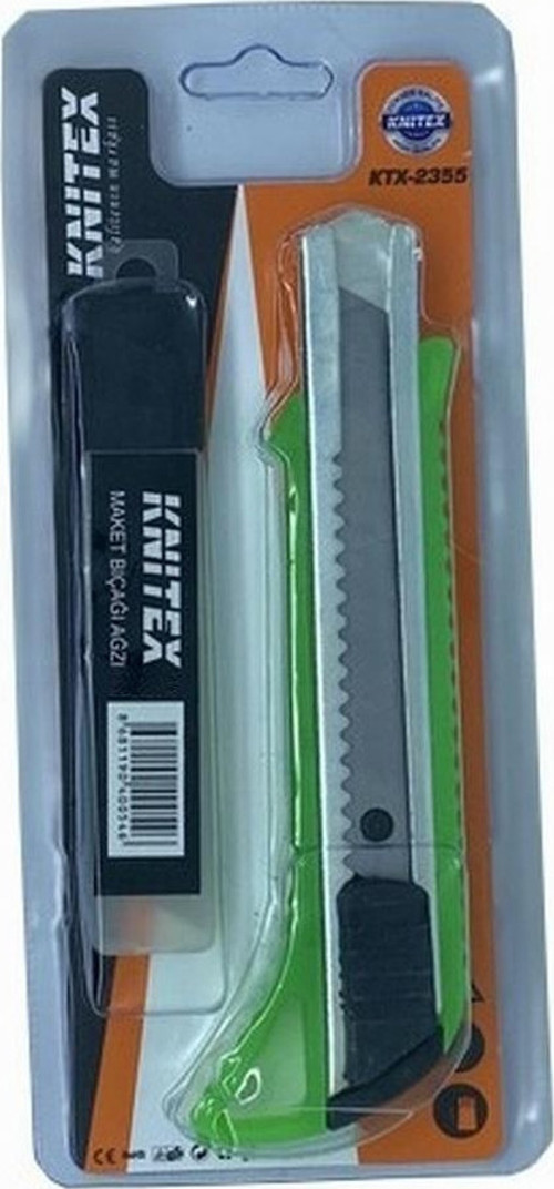 KTX-2355 Büyük Boy Falçata 4 Yedekli Maket Bıçağı YE