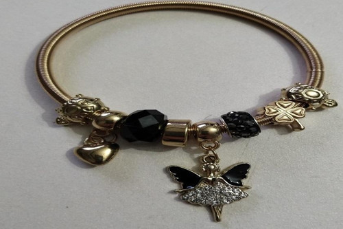 Çelik Charm Karışık Figürlü Bileklik