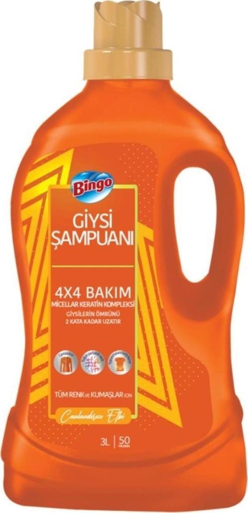 BINGO GİYSİ ŞAMPUANI CANLANDIRICI ETKİ  4L