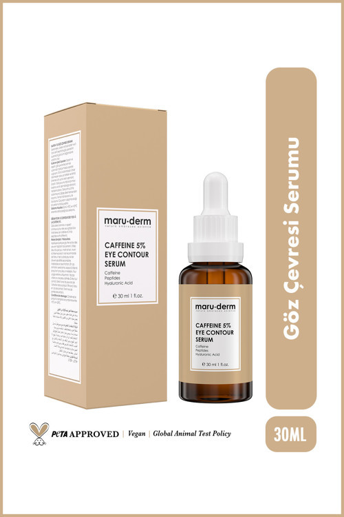 Caffeine %5 + Peptides + Hyalüronik Asit Göz Çevresi Serumu 30 ml