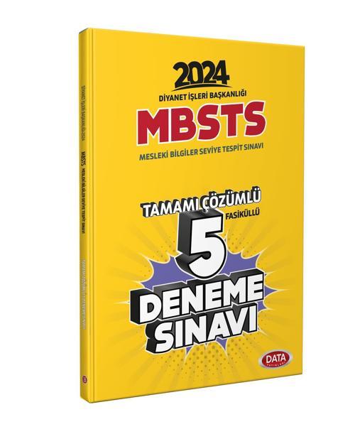 Data 2024 Diyanet İşleri Başkanlığı MBSTS Tamamı Çözümlü 5 Fasikül Deneme Data Yayınları