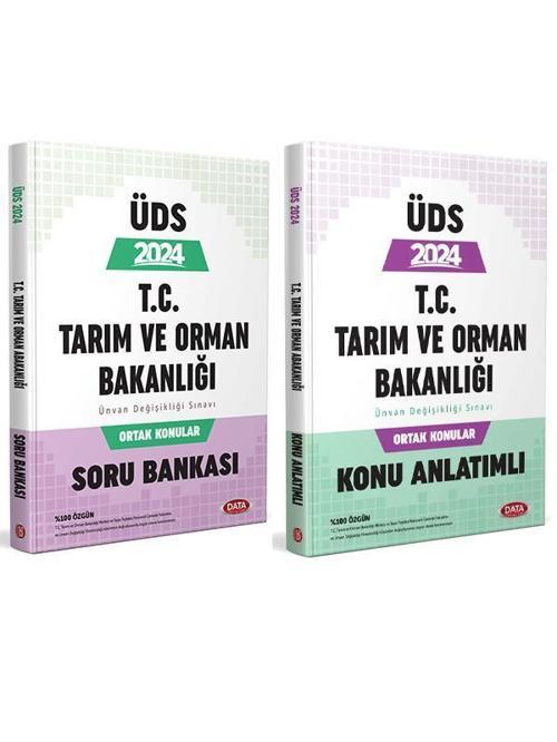 Data 2024 T.C. Tarım ve Orman Bakanlığı ÜDS Ortak Konular Soru ve Konu Data Yayınları