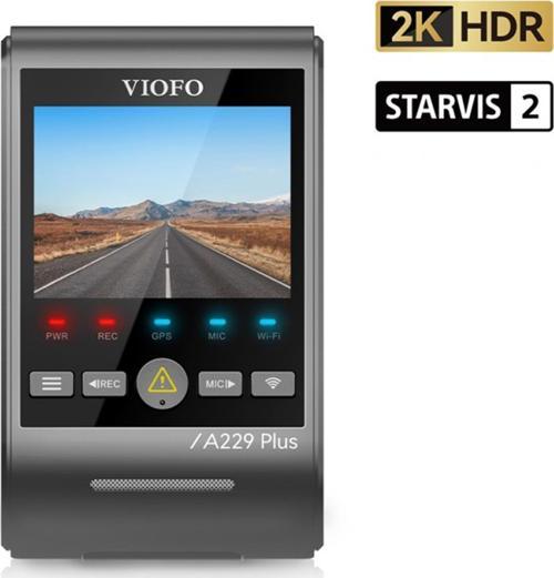 A229 Plus 2K HDR Sony Starvis 2 Sensörlü Wi-Fi GPS'li Araç Kamerası
