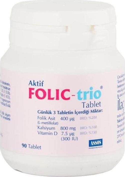 Aktif Folic Trio 90 Tablet
