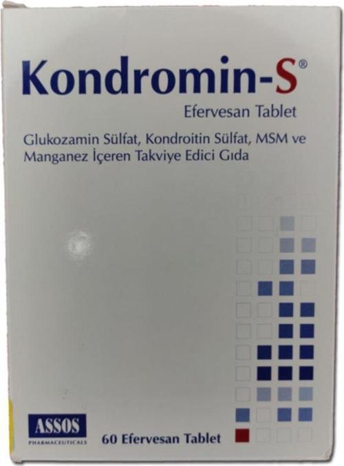 Kondromin-S Msm Ve Mineraller İçeren Takviye Edici Gıda 60 Efervesan Tablet