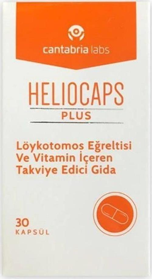 Heliocaps Plus Löykotomos Eğreltisi İçeren Takviye Gıda 30 Kapsül