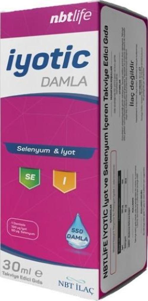 İyotic Damla İyot ve Selenyum İçeren Takviye Edici Gıda 30 ml