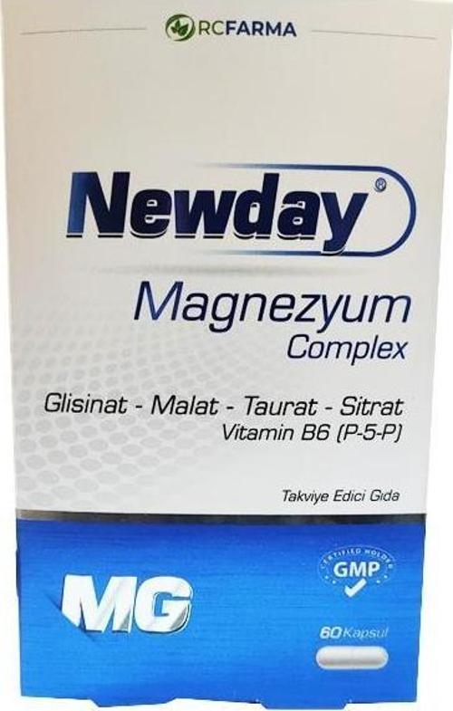Magnezyum Complex Takviye Edici Gıda 60 Kapsül