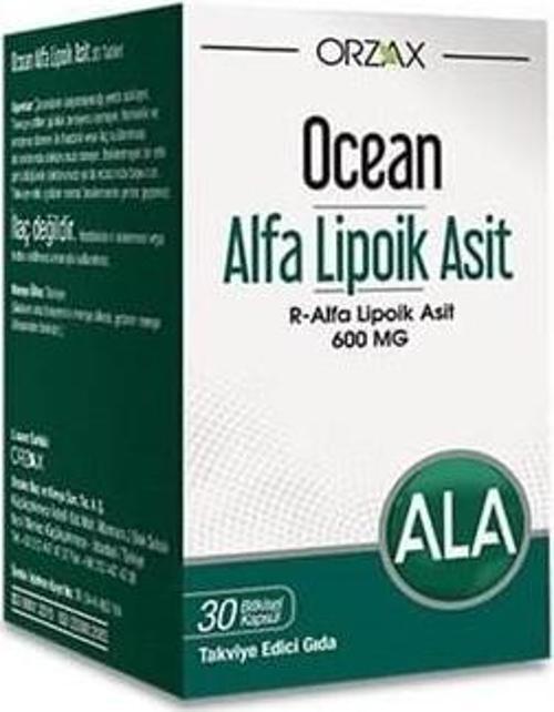 Alfa Lipoik Asit Takviye Edici Gıda 30 Tablet