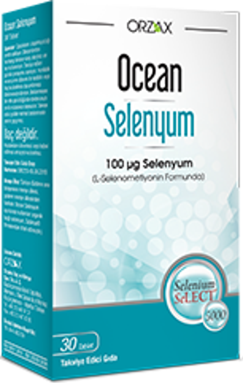 Ocean Selenyum Takviye Edici Gıda 30 Tablet