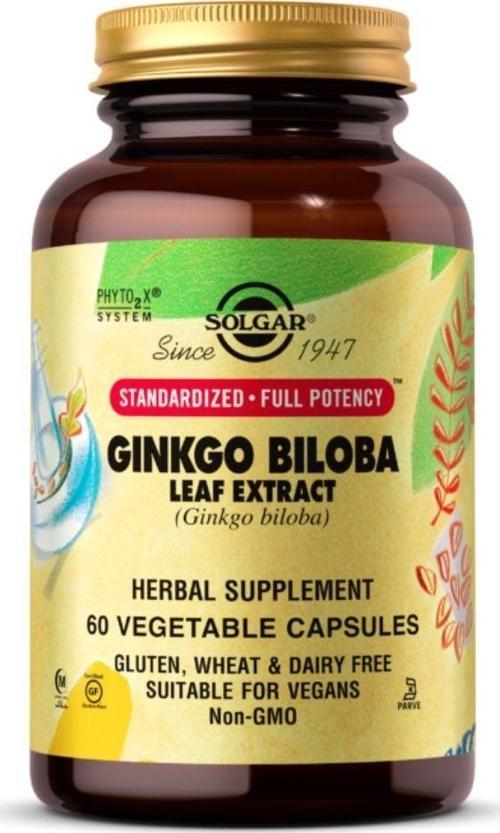 Ginkgo Biloba Leaf Extract 60 Tablet