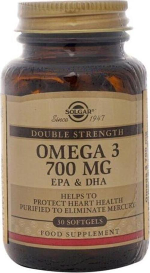 Omega3  Balık Yağı İçeren Takviye Edici Gıda 700mg 30 Kapsül