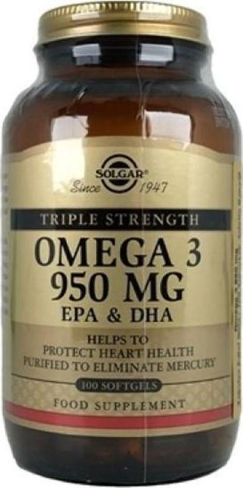 Omega-3 950 mg Takviye Edici Gıda 100 Softjel Kapsül