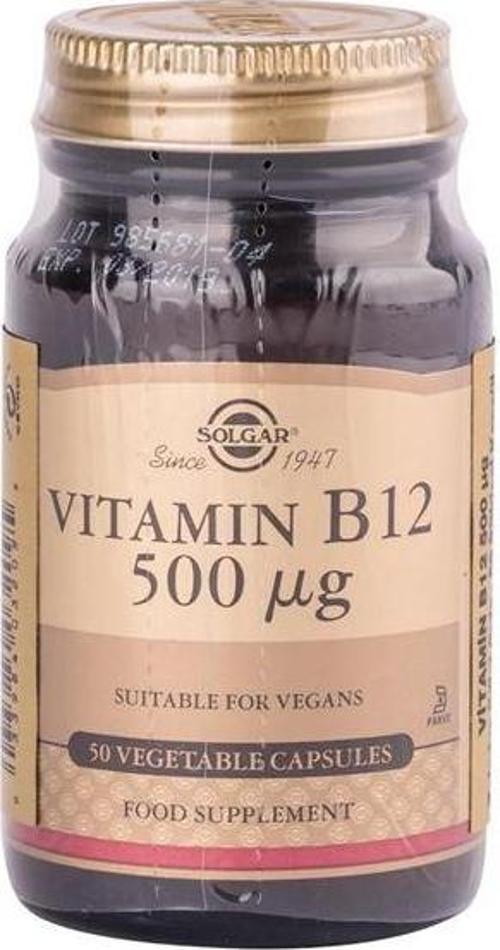 Vitamin B-12 500 mcg 50 Kapsül