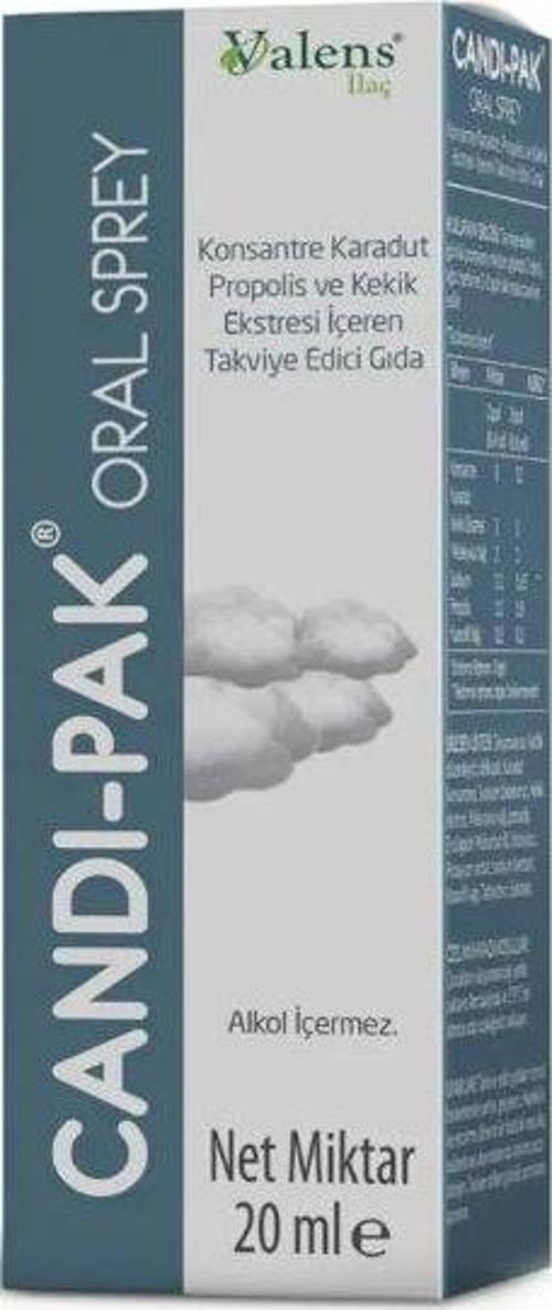 Candi-Pak Ağız İçi Bakım Spreyi 20 ml