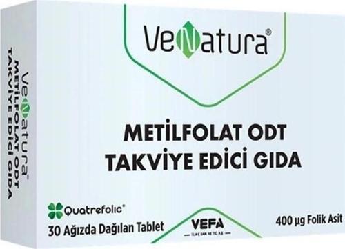 Metilfolat ODT Takviye Edici Gıda 30 Ağızda Dağılan Tablet