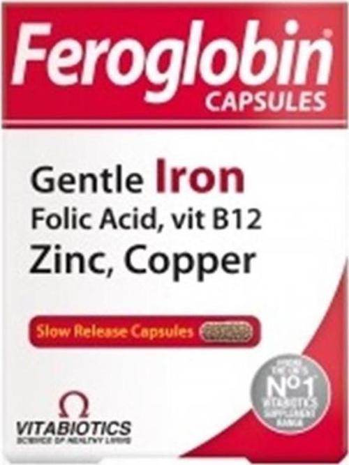 Feroglobin Iron Takviye Edici Gıda 30 Kapsül