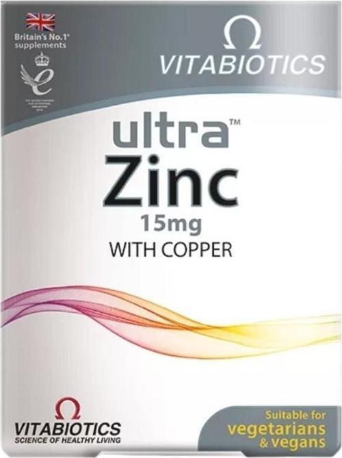 Ultra Zinc Çinko Ve Bakır İçeren Takviye Edici Gıda 60 Tablet