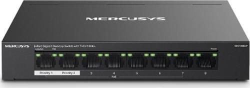 Mercusys Ms108Gp 7 Port 10-100-1000 Mbps Poe+ Switch Hub Metal Kasa