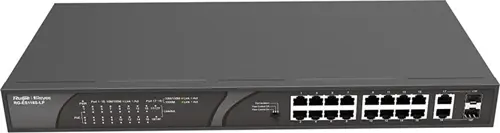 Rg-Es118S-Lp 16 Port Poe+ 10-100 Mbps 2 Port Sfp 120W Switch Hub