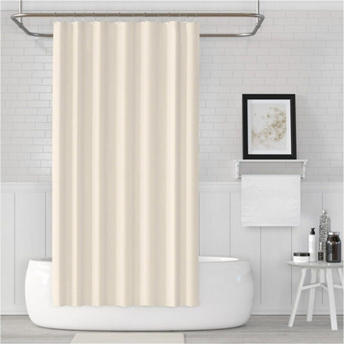 Banyo Perdesi - Tek Kanat Duş Perdesi, Polyester Kumaş Duşakabin Perdesi 180x200 cm Küvet Perdesi