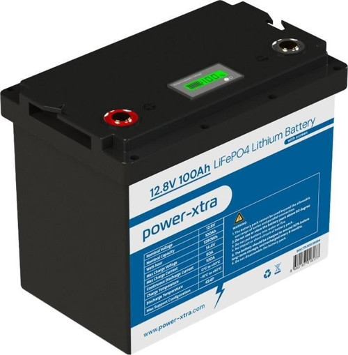 12.8V 100Ah LiFePO4 Lityum Akü - Ekranlı