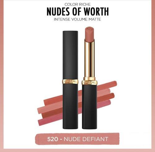 Color Riche Intense Volume Matte Ruj - 520 Nude Defiant