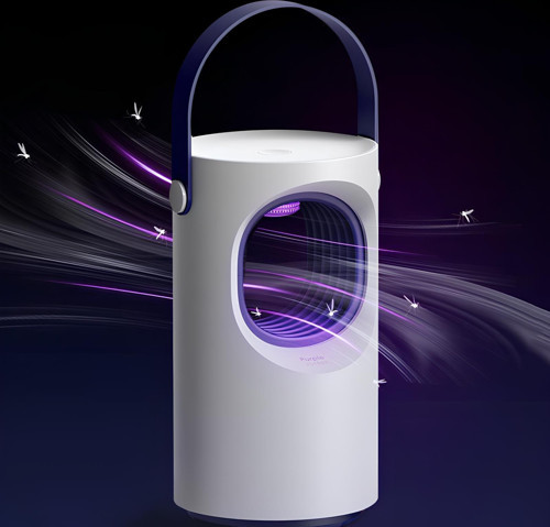 Purple Vortex 203 Taşınabilir Mor Işık Sivri Sinek Öldürücü Micro USB 5V