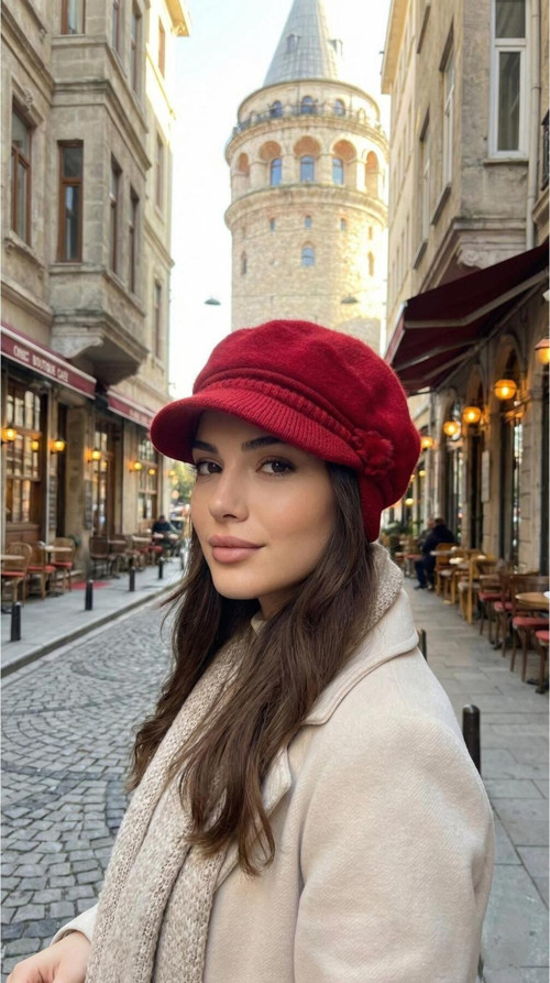 Geniş Siperli Yazlık Hasır Vizör Kadın Şapka
