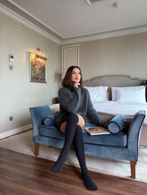 Wool Prime Erkek Jakarlı Yün Çorap