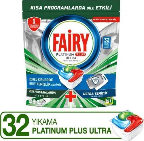 Platinum Plus Ultra Bulaşık Makinesi Tableti 32'li