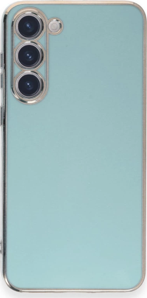 Galaxy S23 Kılıf Volet Silikon - Açık Yeşil